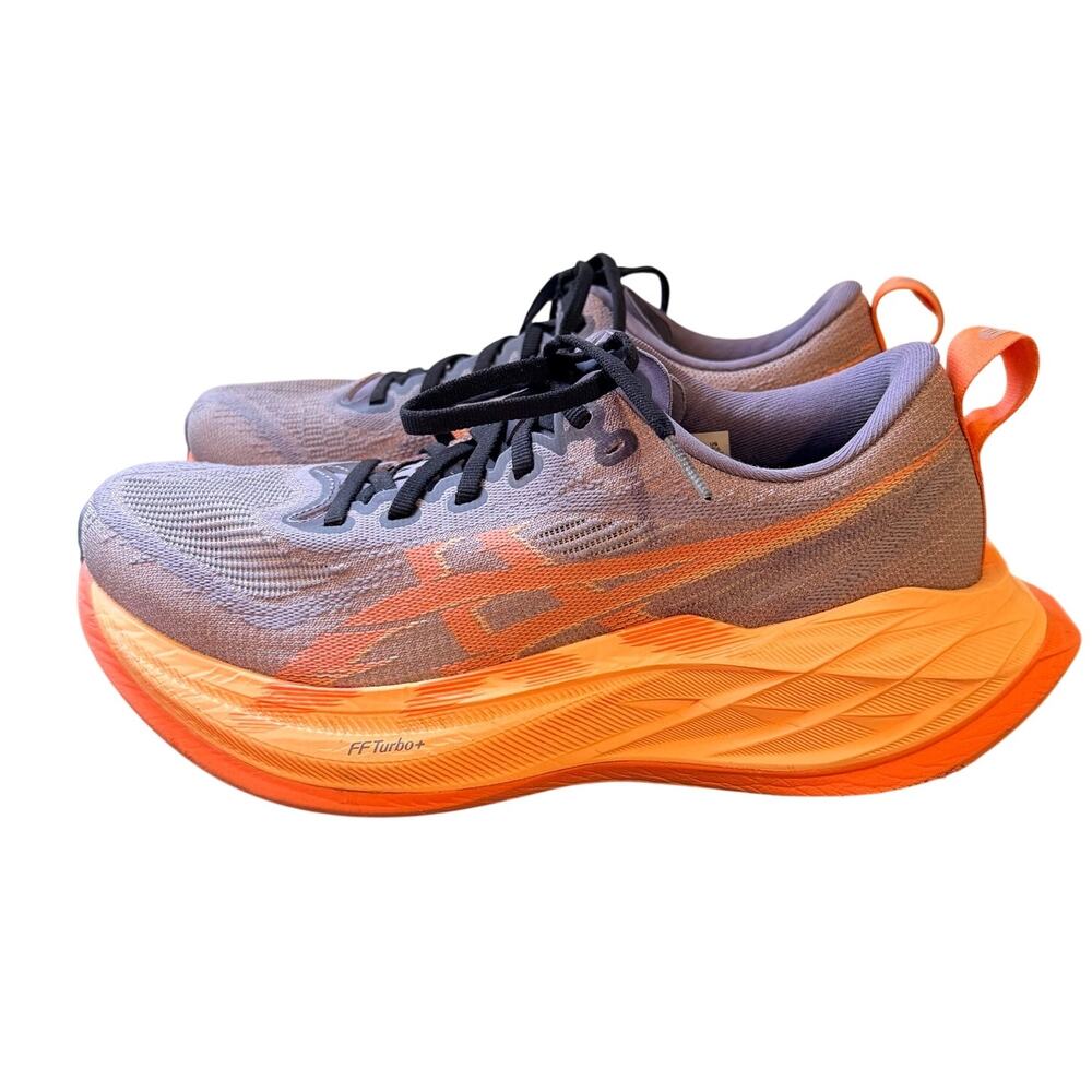 ASICS Superblast 2 Mens Size 7.5 Greyish Purple Coral Reef Running Shoes